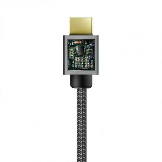 Energea Fibratough, Hdmi To Hdmi 8K@60Hz 48Gbps Hdmi2.1 Cable 2M - Black - Tashqila Energea Fibratough, Hdmi To Hdmi 8K@60Hz 48Gbps Hdmi2.1 Cable 2M - Black - Tashqila